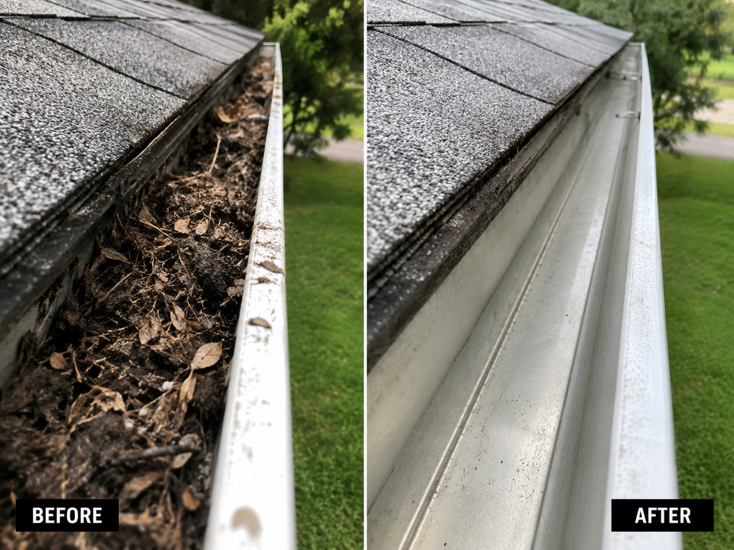Gutter clean-out